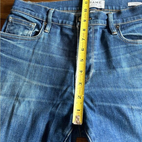 FRAME Denim  Men’s L'Homme Dark Wash Slim Fit Jeans in Cotswolds Size 31 - Picture 13 of 14